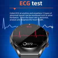 One-Click Bloedglucose|Bloedglucose Bloeddruk ECG|ECG HRV Hartslagmonitor Gezondheids Smartwatch