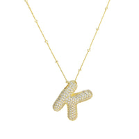Diamanten Ketting met Letter