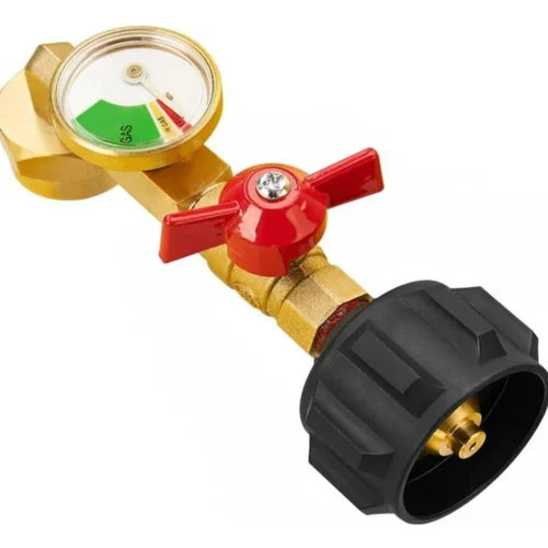 GaugeFlex - Ultieme Propaan Bochtadapter met Tankmeter