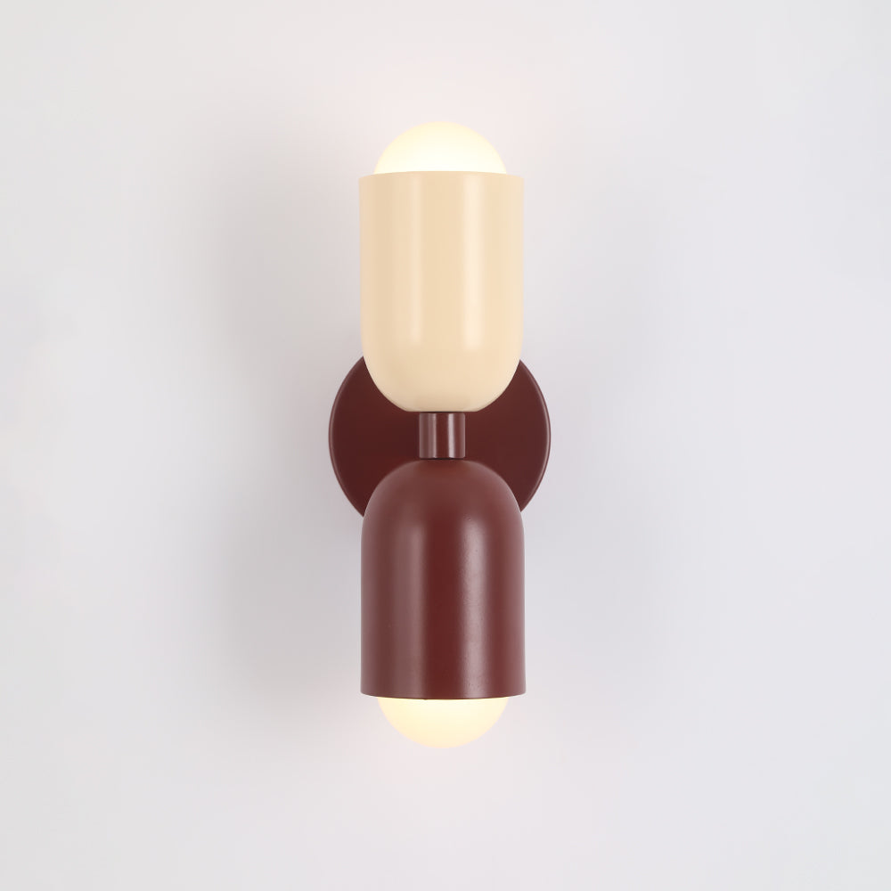 Kira Wandlamp Cilinder Scandinavisch Gekleurd Metaal Woonkamer