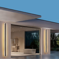 Arisha Moderne Lineaire Buitenwandlamp Metaal Acryl Tuin Gang