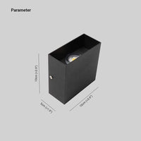 Nexu Moderne Verstelbare Vierkante Buitengevel Lamp LED
