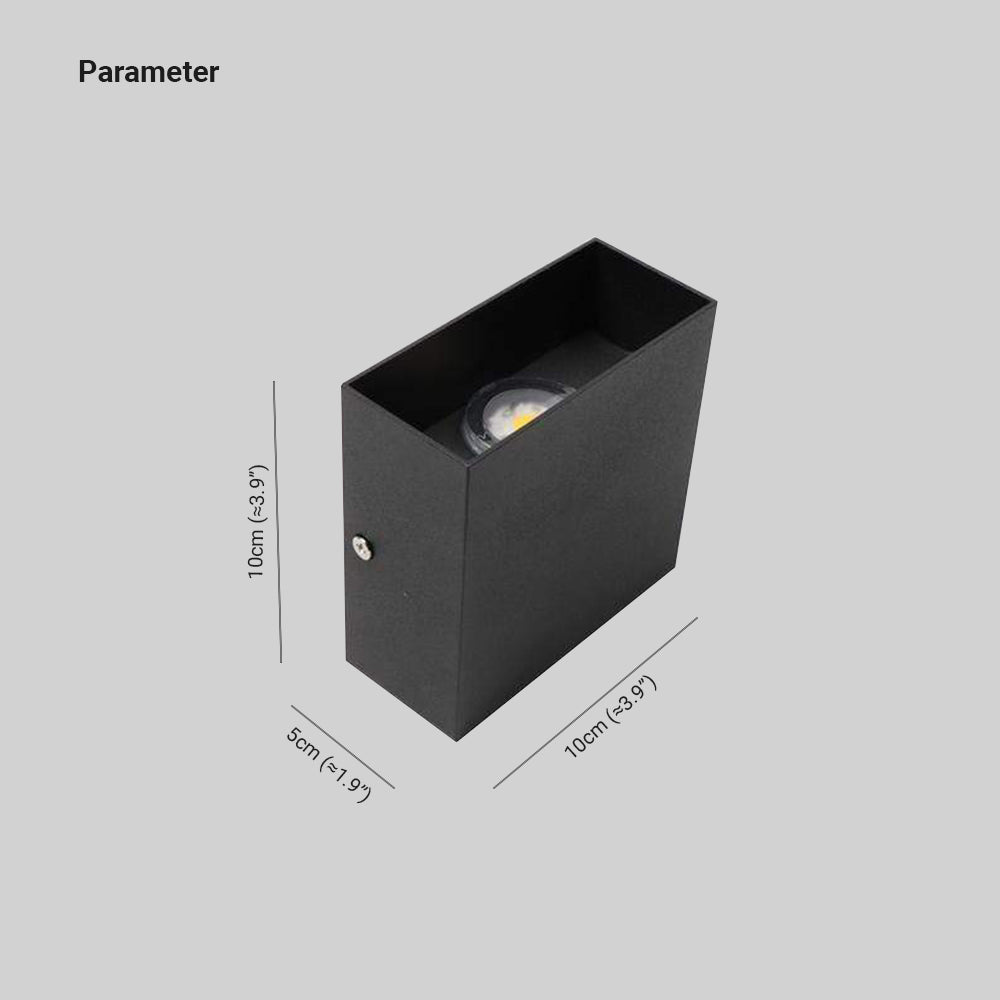 Nexu Moderne Verstelbare Vierkante Buitengevel Lamp LED
