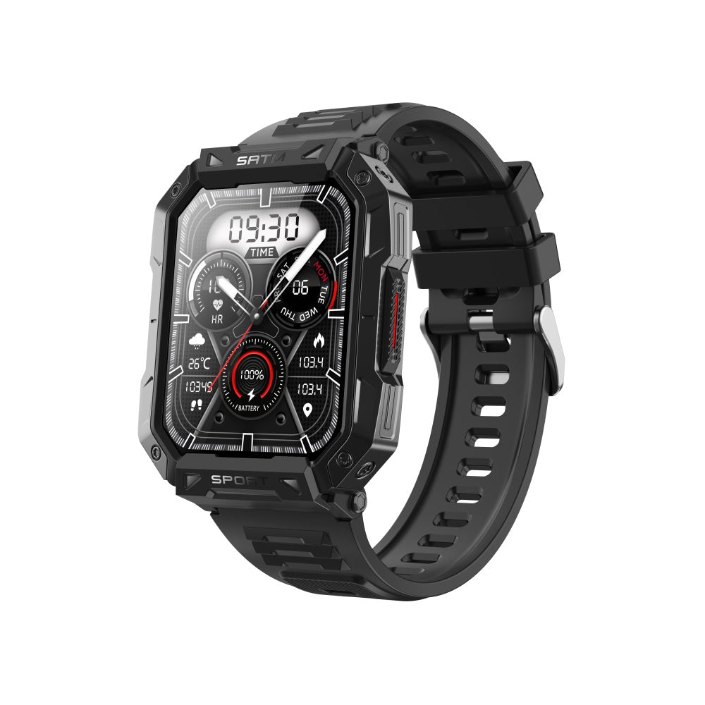 Skanto | Bloedglucose Bloeddruk Bloedzuurstof Slaapmonitor Waterdichte Smartwatch