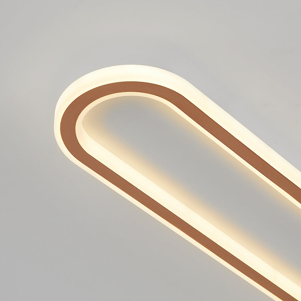 Arisha Plafondlamp Rechthoekig Zwart/Goud Slaap-/Woonkamer