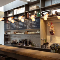 Epoch Vintage LED Kroonluchter Zwart Metaal Eetkamer/Woonkamer/Bar