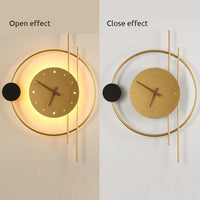 Selyn Moderne Led Wandlamp. Slaapkamer. Zwart/Goud