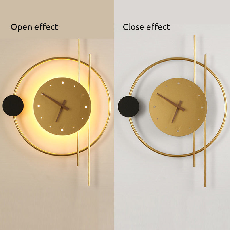 Selyn Moderne Led Wandlamp. Slaapkamer. Zwart/Goud