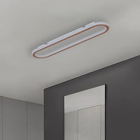 Arisha Plafondlamp Rechthoekig Zwart/Goud Slaap-/Woonkamer