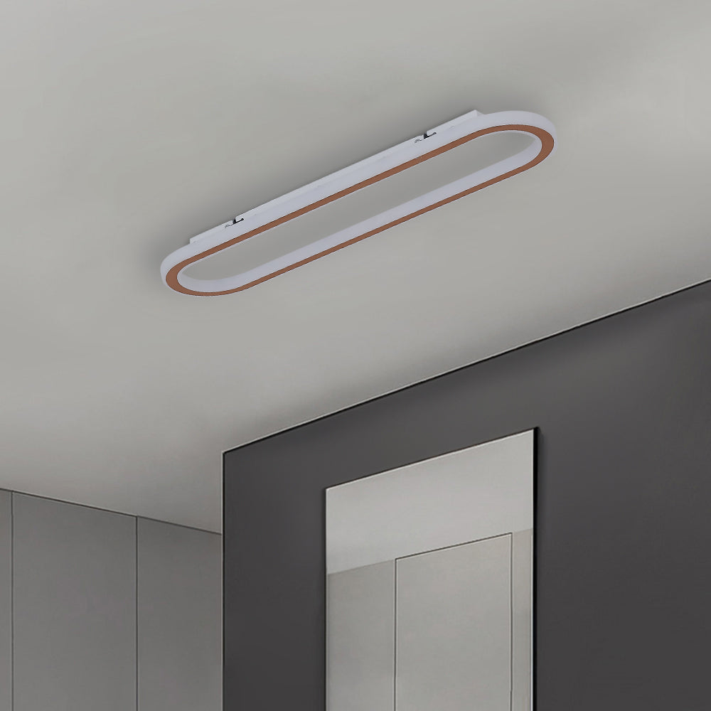 Arisha Plafondlamp Rechthoekig Zwart/Goud Slaap-/Woonkamer