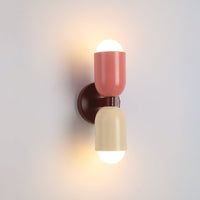 Kira Wandlamp Cilinder Scandinavisch Gekleurd Metaal Woonkamer