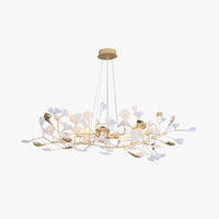 Jarn Hanglamp Blad/Multi Modern Metaal/Porselein Goud/Wit Woonkamer