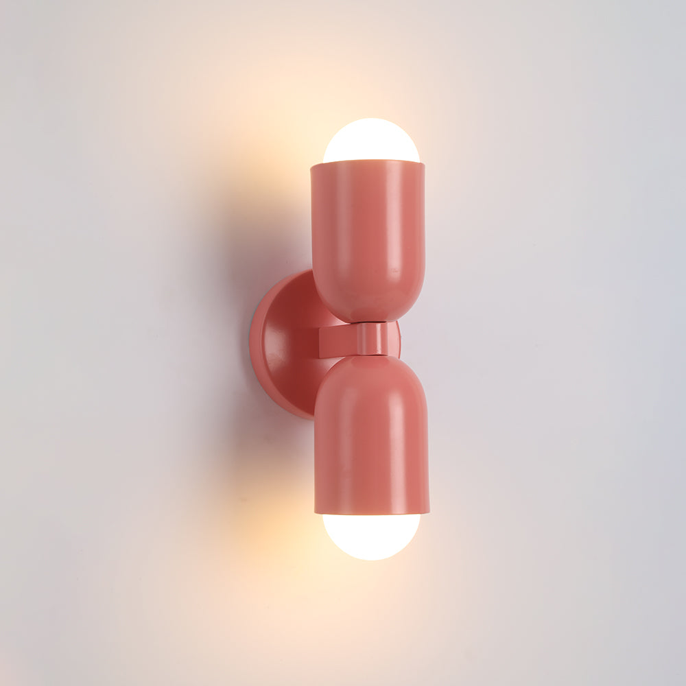 Kira Bicolor Wandlamp met Dubbele Kop