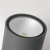 Ray Moderne Zwarte Cilindrische Inbouw Plafondlamp Spot