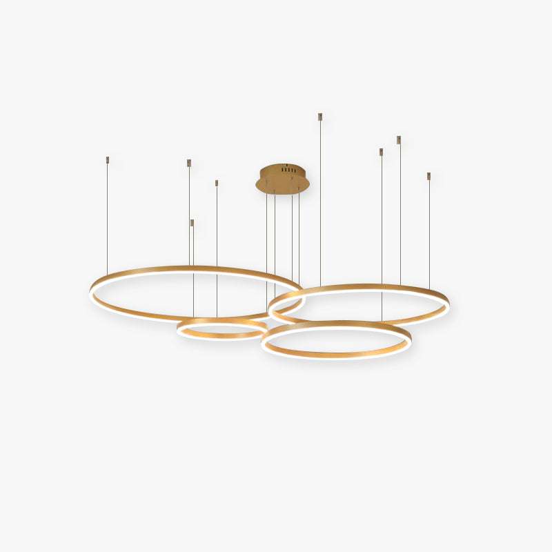 Remi Hanglamp Moderne Zwart/Goud/Koffie Salon