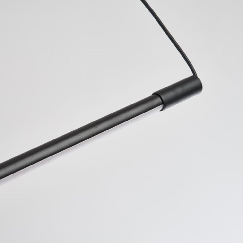 Zynar Minimalistische Lineaire Hanglamp, Zwart