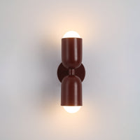 Kira Bicolor Wandlamp met Dubbele Kop