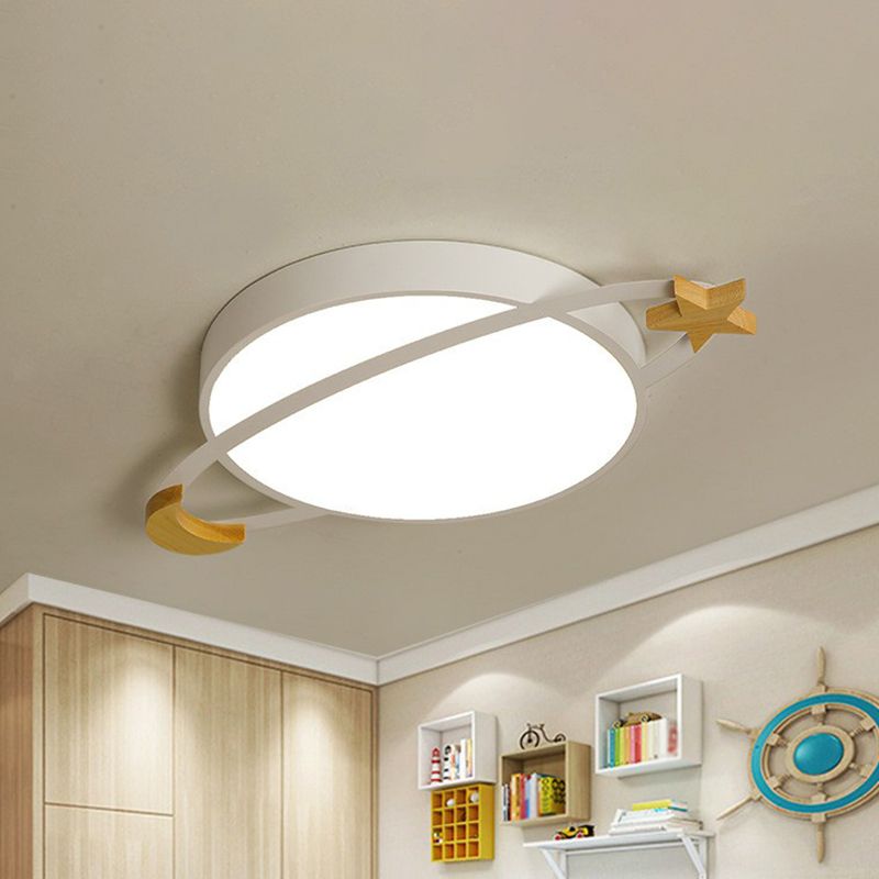 Aria Moderne LED Plafondlamp Wit/Groen/Grijs Slaap/Woon