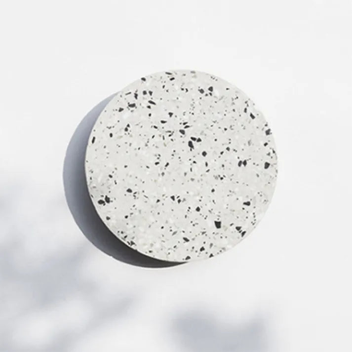 Unieke Scandinavische Wandlamp Combinatie van Terrazzo en Warm Licht