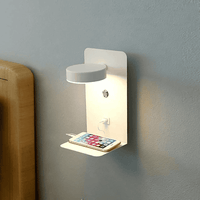Skanto | LED wandlamp multifunctioneel dimbaar met USB-lader voor de slaapkamer