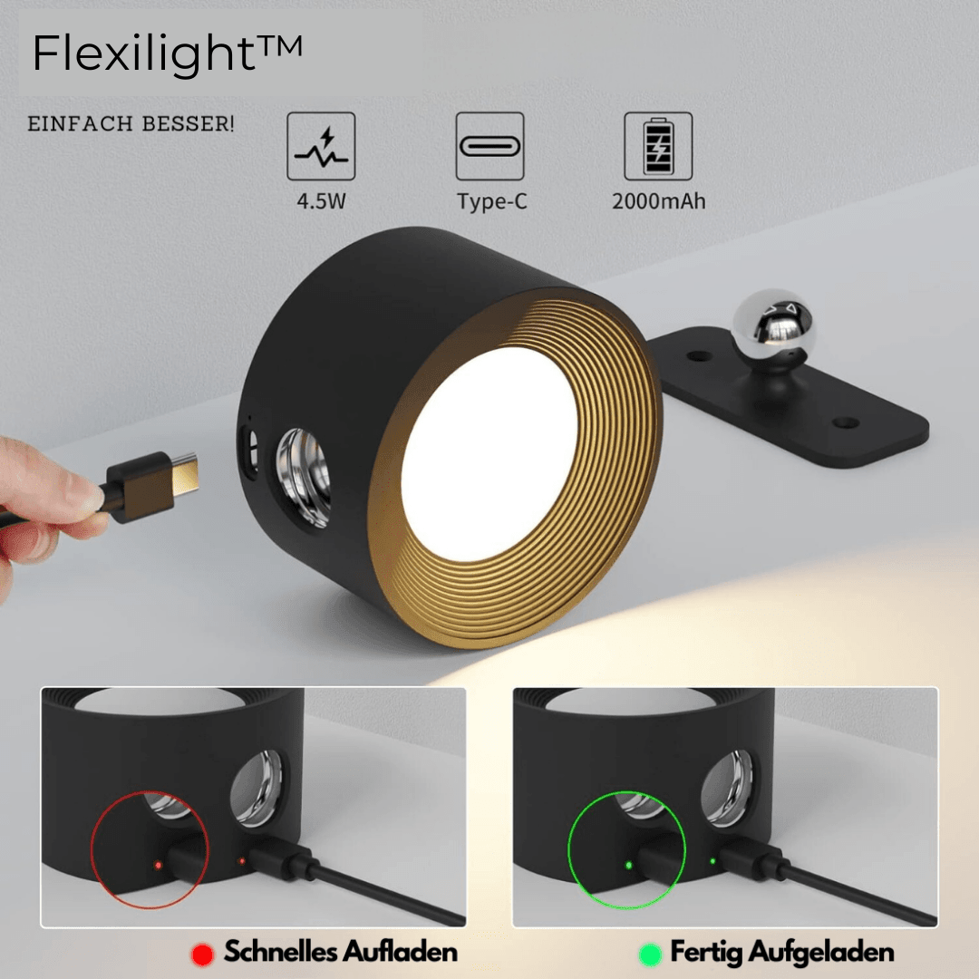 Draadloze Wandlamp – 360° Verstelbare en Oplaadbare LED-verlichting (USB)
