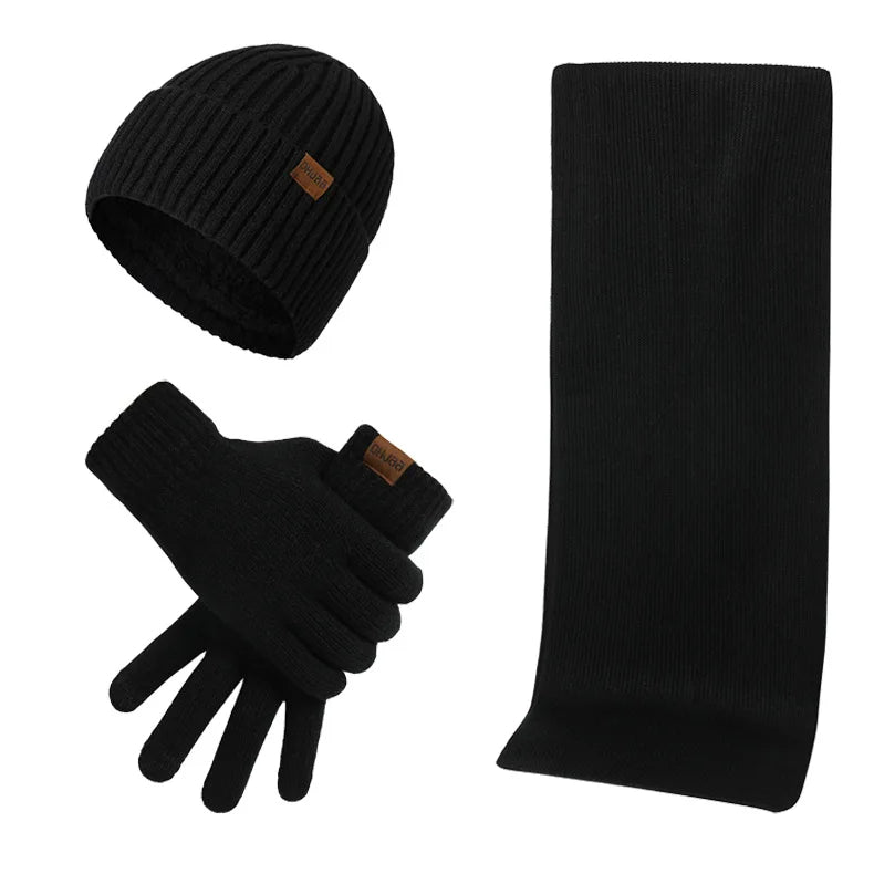 Matt - Casual winterset met muts, sjaal en handschoenen voor mannen