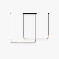 Arisha Moderne LED Hanglamp Goud/Zwart Metaal Eet-/Woonkamer