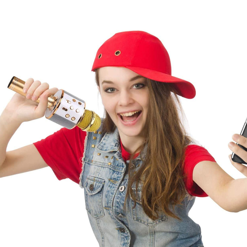 Skanto | Oplaadbare draadloze Bluetooth karaoke microfoon
