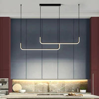 Arisha Moderne LED Hanglamp Goud/Zwart Metaal Eet-/Woonkamer