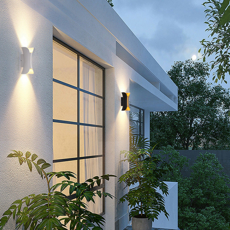 Arcora Curve Buiten Wandlamp Met LED IP65 Hardwired