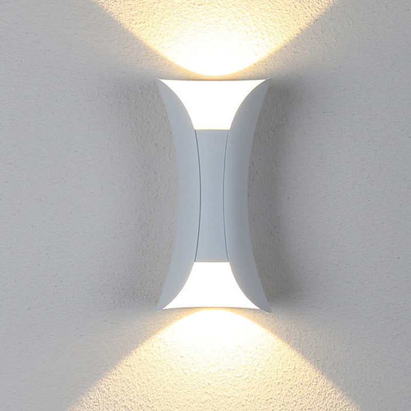 Arcora Curve Buiten Wandlamp Met LED IP65 Hardwired