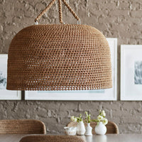 Natuurlijke Schaduw Rattan Japandi Hanglamp