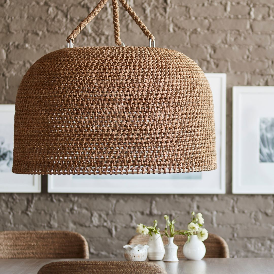 Natuurlijke Schaduw Rattan Japandi Hanglamp