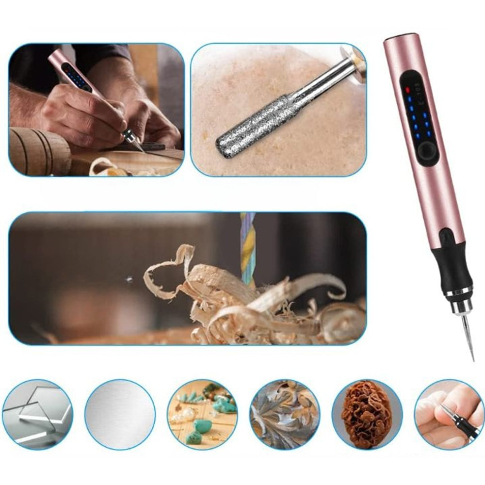 USB-Oplaadbare Graveerpunt | Precies en Stil | Metaal, Verstelbare Snelheid