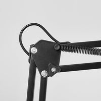Moderne Minimalistische Verstelbare Metalen LED Tafellamp | 1-Licht Clip-On