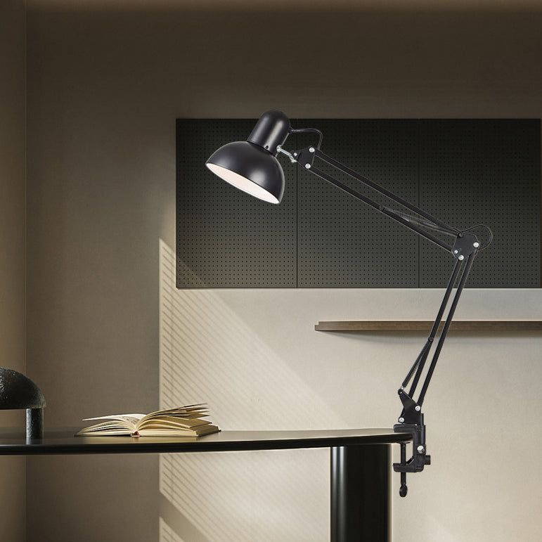Moderne Minimalistische Verstelbare Metalen LED Tafellamp | 1-Licht Clip-On