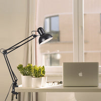 Moderne Minimalistische Verstelbare Metalen LED Tafellamp | 1-Licht Clip-On