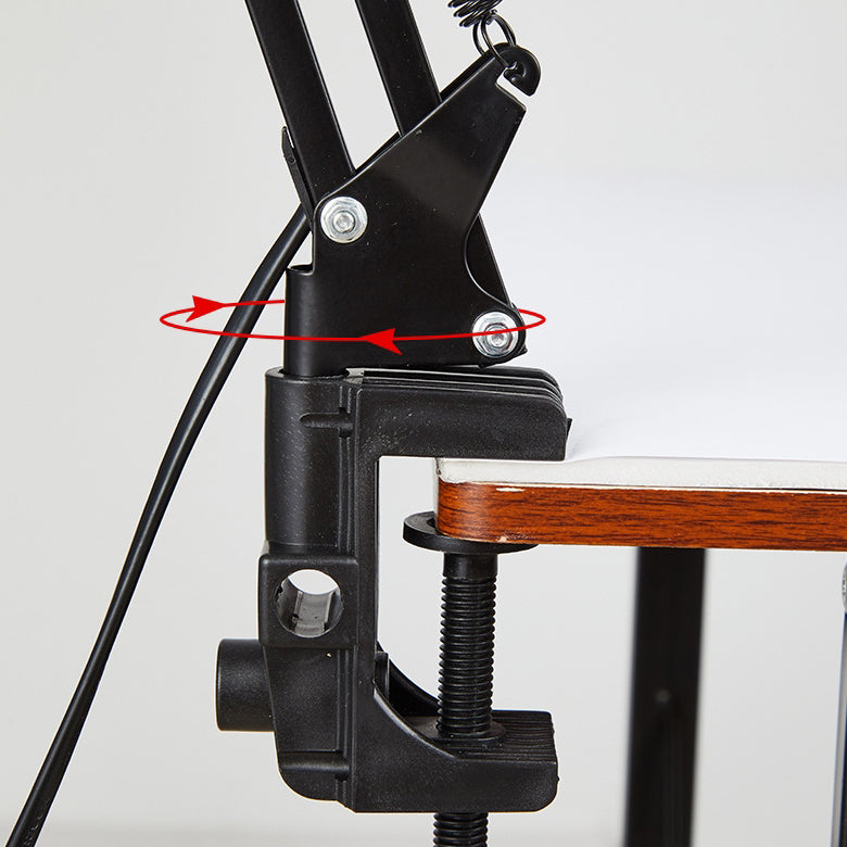 Moderne Minimalistische Verstelbare Metalen LED Tafellamp | 1-Licht Clip-On