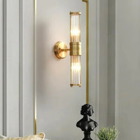 Lumina Bloom Messing Kristallen Wandlamp