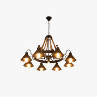 Epoch Vintage Industriële Touw Chandelier Woonkamer