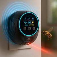 PulseGuard Ultrasone Bij- en Wespafschrikker, 360 Graden Dekking