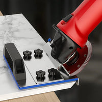 ExactEdge™ | Hoekslijperhouder voor 45°-tegelsnedes – Schone randen & precisie