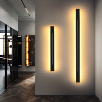 Eenvoudige Barvormige LED Wandlamp Metalen Wandlamp voor Woonkamer