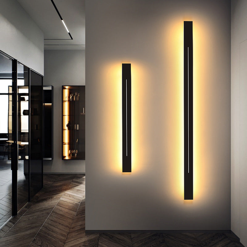 Eenvoudige Barvormige LED Wandlamp Metalen Wandlamp voor Woonkamer