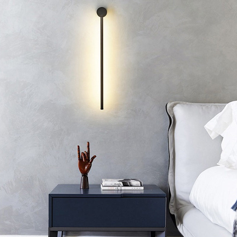 Slim Tube Vormige Wandlamp Verlichting Hedendaagse Metaal Woonkamer LED Wandlamp