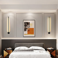 Slim Tube Vormige Wandlamp Verlichting Hedendaagse Metaal Woonkamer LED Wandlamp