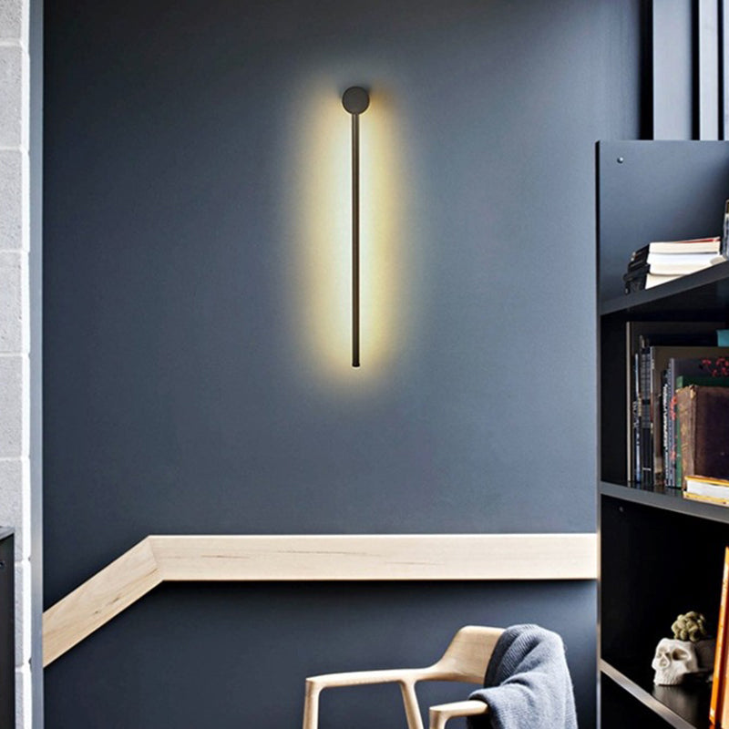 Slim Tube Vormige Wandlamp Verlichting Hedendaagse Metaal Woonkamer LED Wandlamp