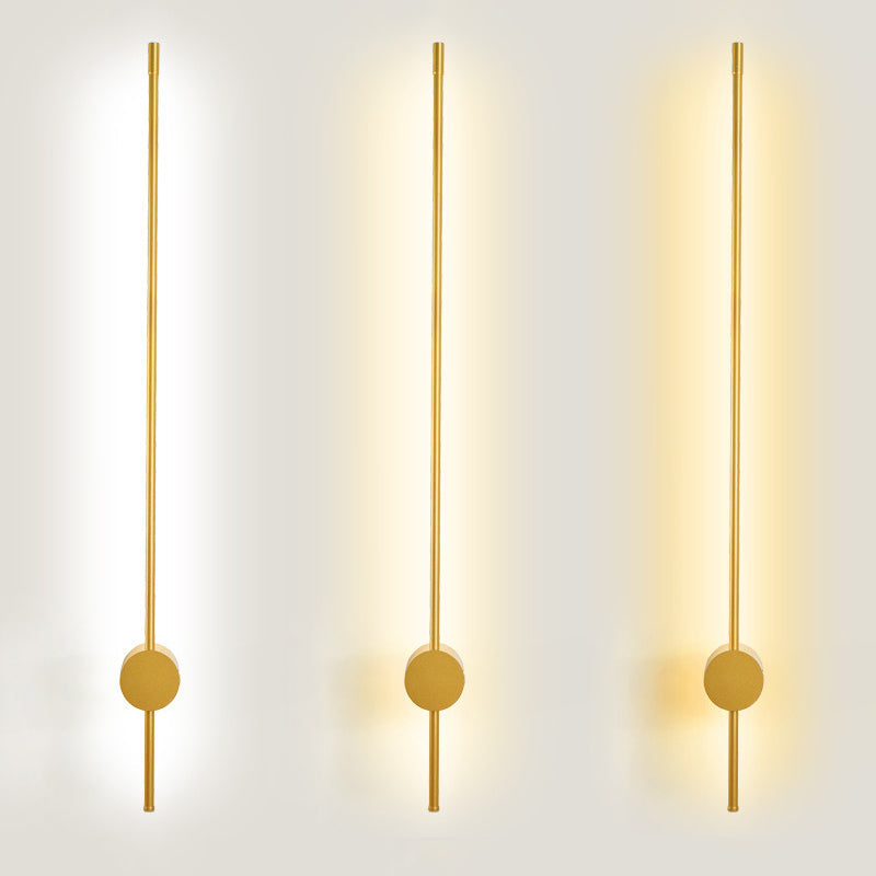Slim Tube Vormige Wandlamp Verlichting Hedendaagse Metaal Woonkamer LED Wandlamp