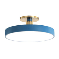 Ronde Flush Mount Licht Nordic Stijl Acryl Slaapkamer LED Semi Flush Plafond Licht