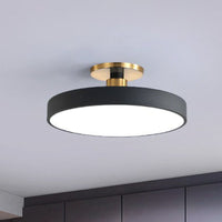 Ronde Flush Mount Licht Nordic Stijl Acryl Slaapkamer LED Semi Flush Plafond Licht